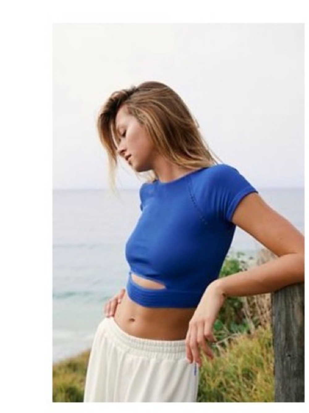 Free People Cut It Out Short Sleeve